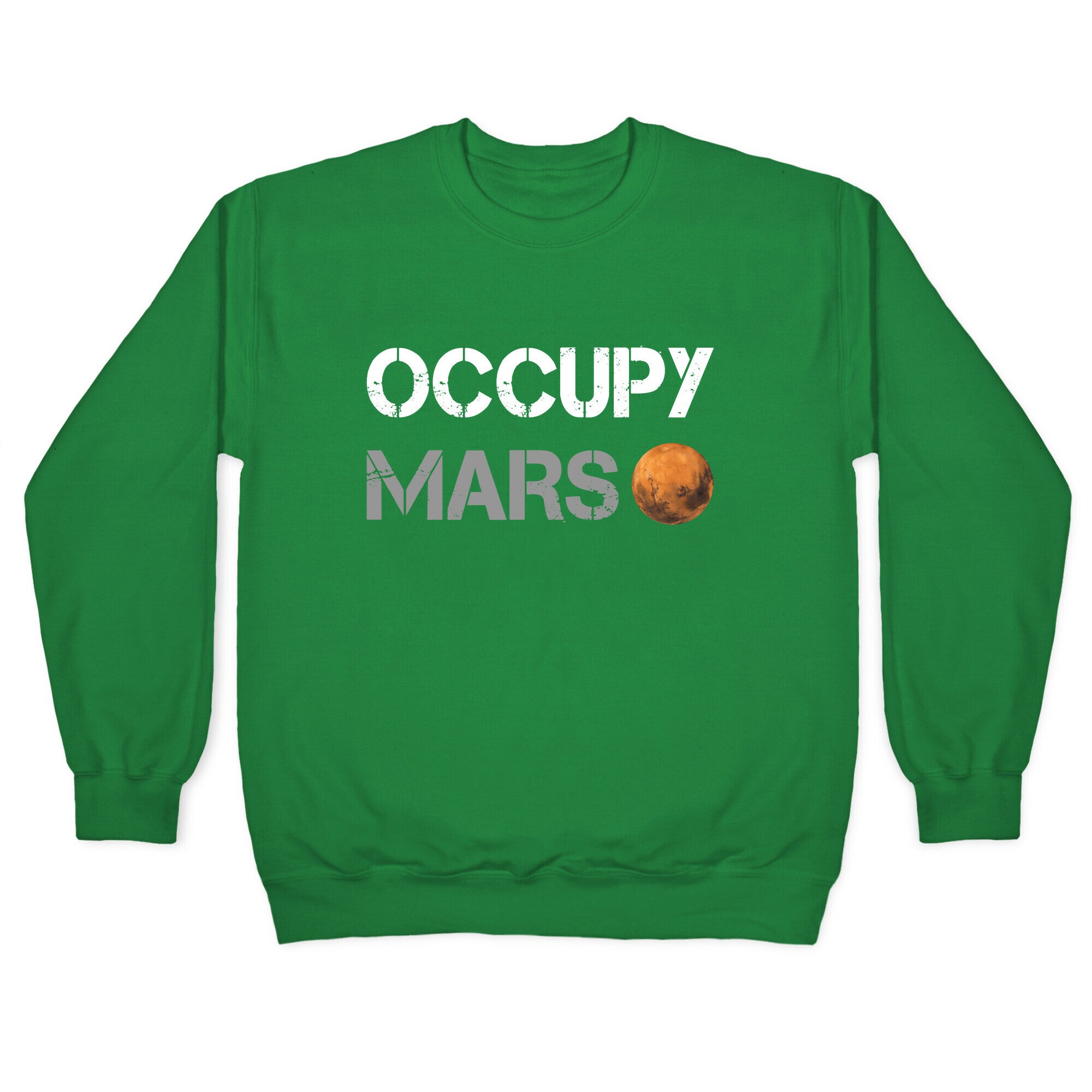 Occupy Mars Crewneck Sweatshirt